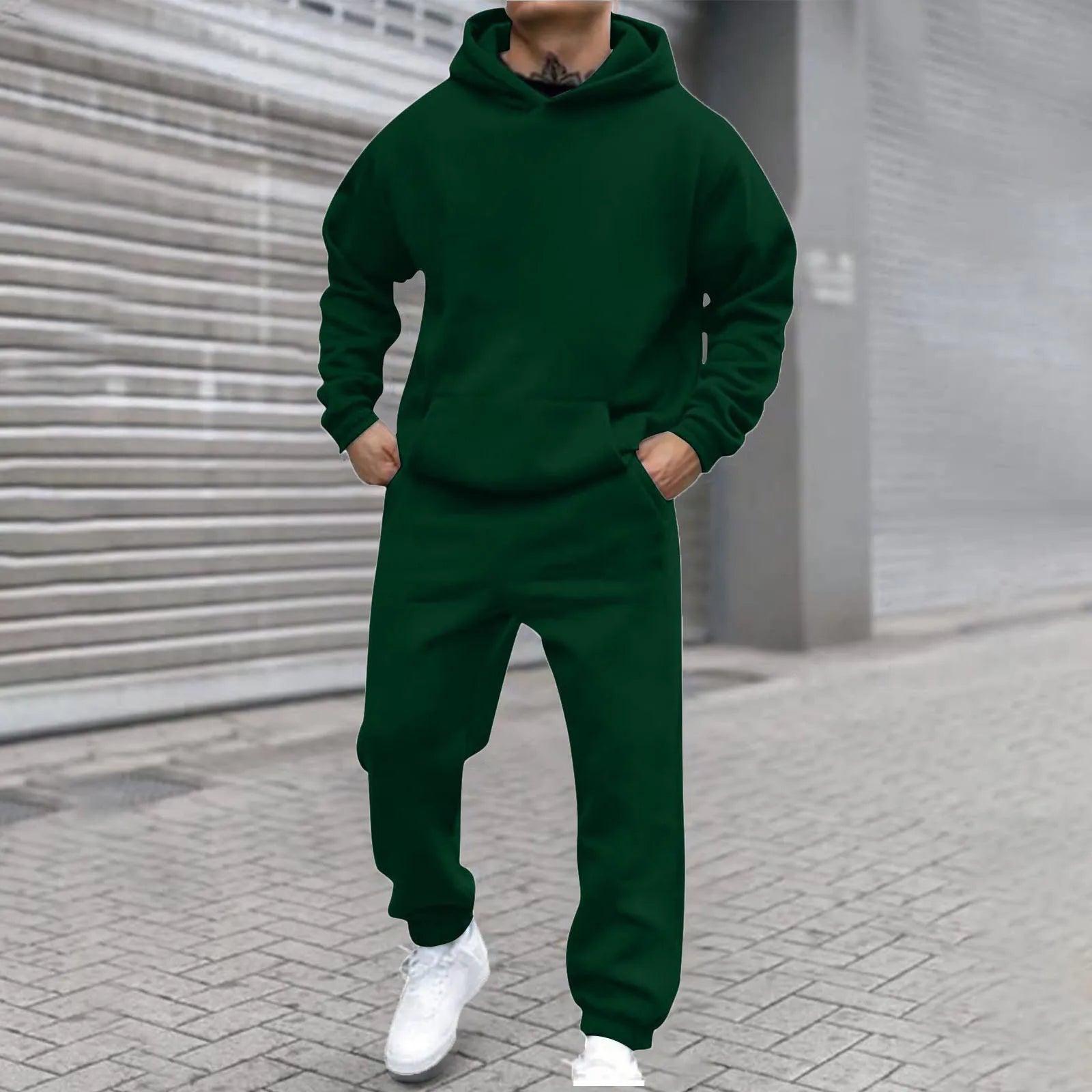 Ensemble sweat-shirt et pantalon à capuche pour hommes, Style urbain coloré, derniers produits d'automne et d'hiver, Collection Street Wear
